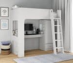 Flintshire Furniture Eden grey high sleeper bed