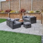 Signature Weave Chelsea Modular Grey Garden Sofa Set The Home and Office Stores