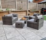 Signature Weave Chelsea Modular Grey Garden Sofa Set The Home and Office Stores