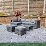 Signature Weave Chelsea Modular Grey Garden Sofa Set The Home and Office Stores