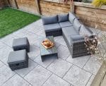 Signature Weave Chelsea Modular Grey Garden Sofa Set The Home and Office Stores