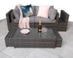 Signature Weave Chelsea Modular Grey Garden Sofa Set The Home and Office Stores