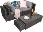 Signature Weave Chelsea Modular Grey Garden Sofa Set The Home and Office Stores