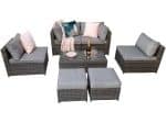 Signature Weave Chelsea Modular Grey Garden Sofa Set The Home and Office Stores