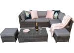 Signature Weave Chelsea Modular Grey Garden Sofa Set The Home and Office Stores