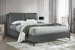 Flintshire Furniture Ashleigh Grey Fabric Bed The Home and Office Stores 5