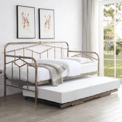 Flintshire Furniture Axton daybed antique bronze