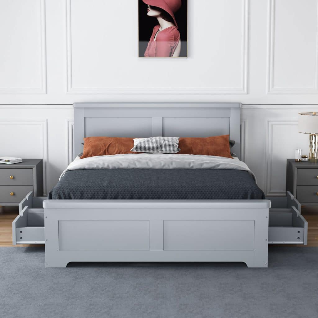 Flintshire Furniture Conway Grey 4 Drawer Pine Bed: A Comprehensive Review