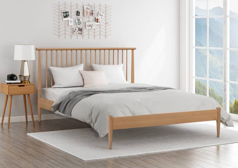 Flintshire Furniture Grosvenor light oak bed