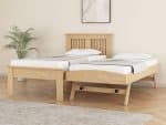 Flintshire Furniture Hendre Guest Bed Oak The Home and Office Stores