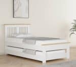 Flintshire Furniture Hendre Guest Bed White Oak The Home and Office Stores