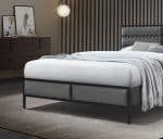 Flintshire Furniture Marford Grey Fabric Bed The Home and Office Stores 6