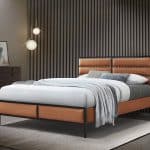 Flintshire Furniture Marford Tan Fabric Bed