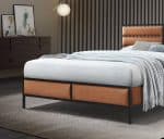 Flintshire Furniture Marford Tan Fabric Bed The Home and Office Stores 6