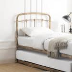 Flintshire Furniture Mostyn Guest Bed Antique Bronze The Home and Office Stores