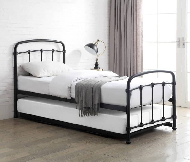 Flintshire Furniture Mostyn guest bed black