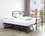 Flintshire Furniture Mostyn Guest Bed Black The Home and Office Stores