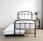 Flintshire Furniture Mostyn Guest Bed Black The Home and Office Stores