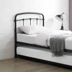 Flintshire Furniture Mostyn Guest Bed Black The Home and Office Stores