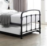 Flintshire Furniture Mostyn Guest Bed Black The Home and Office Stores