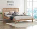 Flintshire Furniture Rowley smoked oak bed