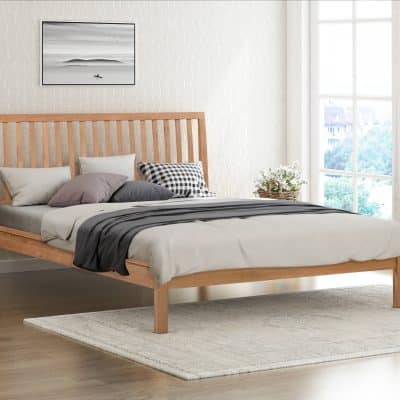 Flintshire Furniture Rowley smoked oak bed