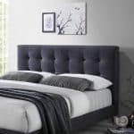 Time Living Novara Dark Grey Fabric Bed The Home and Office Stores 5