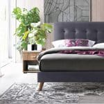 Time Living Novara Dark Grey Fabric Bed The Home and Office Stores 8