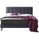 Time Living Novara Dark Grey Fabric Bed The Home and Office Stores 9