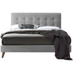 Time Living Novara Light Grey Fabric Bed The Home and Office Stores 7