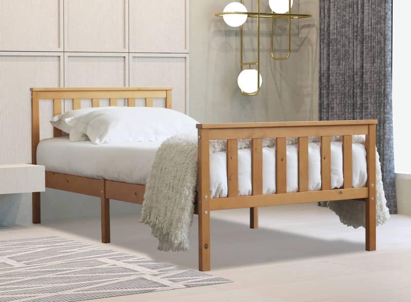 Flintshire Furniture Marnel oak wooden bed