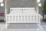 Flintshire Furniture Marnel White Wooden Bed The Home and Office Stores