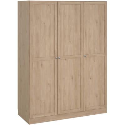 Furniture To Go Brande oak 3 door wardrobe