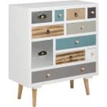 Furniture To Go Thais white shabby chic 11 drawer chest