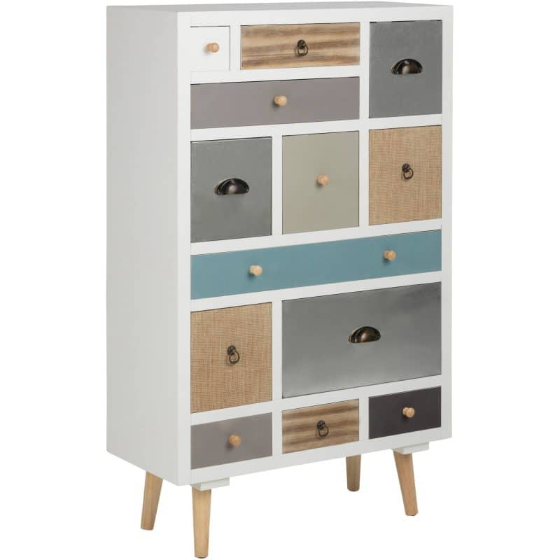 Furniture To Go Thais white shabby chic 13 drawer chest