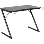 Furniture To Go Trooper Black Gaming Desk