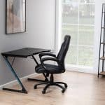 Furniture To Go Trooper Black Gaming Desk The Home and Office Stores