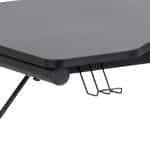 Furniture To Go Trooper Black Gaming Desk The Home and Office Stores