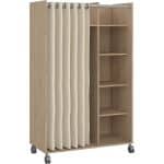 Furniture To Go Uppsala open mobile oak wardrobe