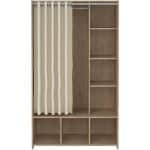 Furniture To Go Uppsala Open Oak Wardrobe The Home and Office Stores 4