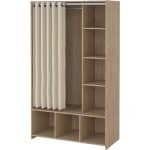 Furniture To Go Uppsala Open Oak Wardrobe The Home and Office Stores 5