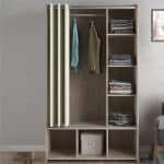 Furniture To Go Uppsala Open Oak Wardrobe The Home and Office Stores 6