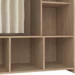 Furniture To Go Uppsala Open Oak Wardrobe The Home and Office Stores 9