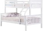 Sweet Dreams Connor white triple bunk bed