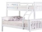 Sweet Dreams Connor White Triple Bunk Bed The Home and Office Stores