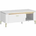 Furniture To Go Lazio white coffee table 1 drawer