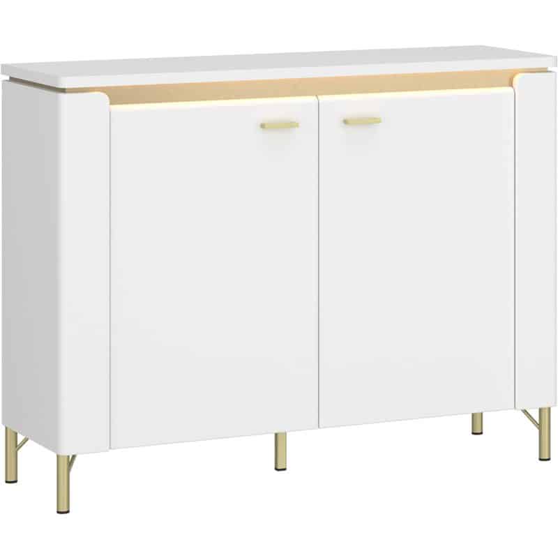 Furniture To Go Lazio white sideboard 2 door