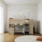 Flintshire Furniture Marley Oak Mid Sleeper Bed The Home and Office Stores