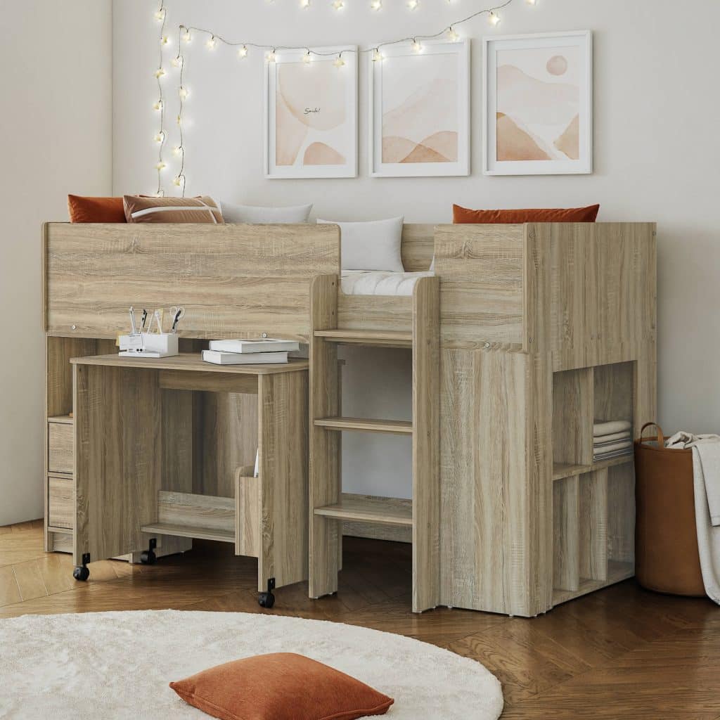 Flintshire Furniture Marley Oak Mid Sleeper Bed – A Detailed Review