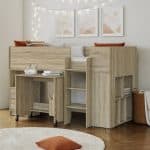 Flintshire Furniture Marley Oak Mid Sleeper Bed The Home and Office Stores